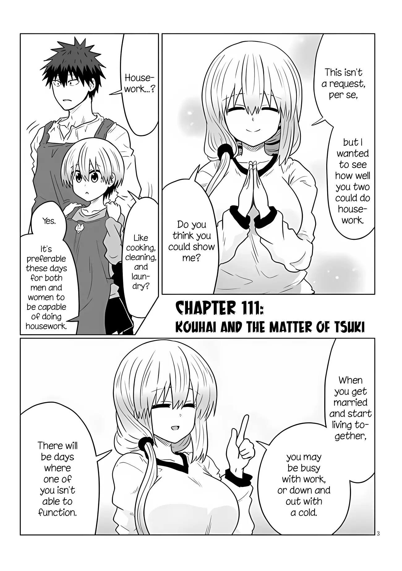 Uzaki-chan wa Asobitai! - Chapter 111: Kouhai And The Matter Of Tsuki -  Share Any Manga on MangaPark